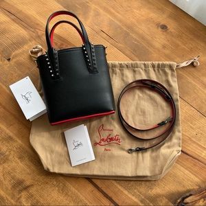 Christian Louboutin Mini Cabata Leather Tote